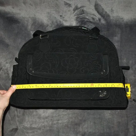 Vera Bradley Ultimate Baby Black Quilted Diaper Bag w/ Changing Pad - Picture 14 of 14